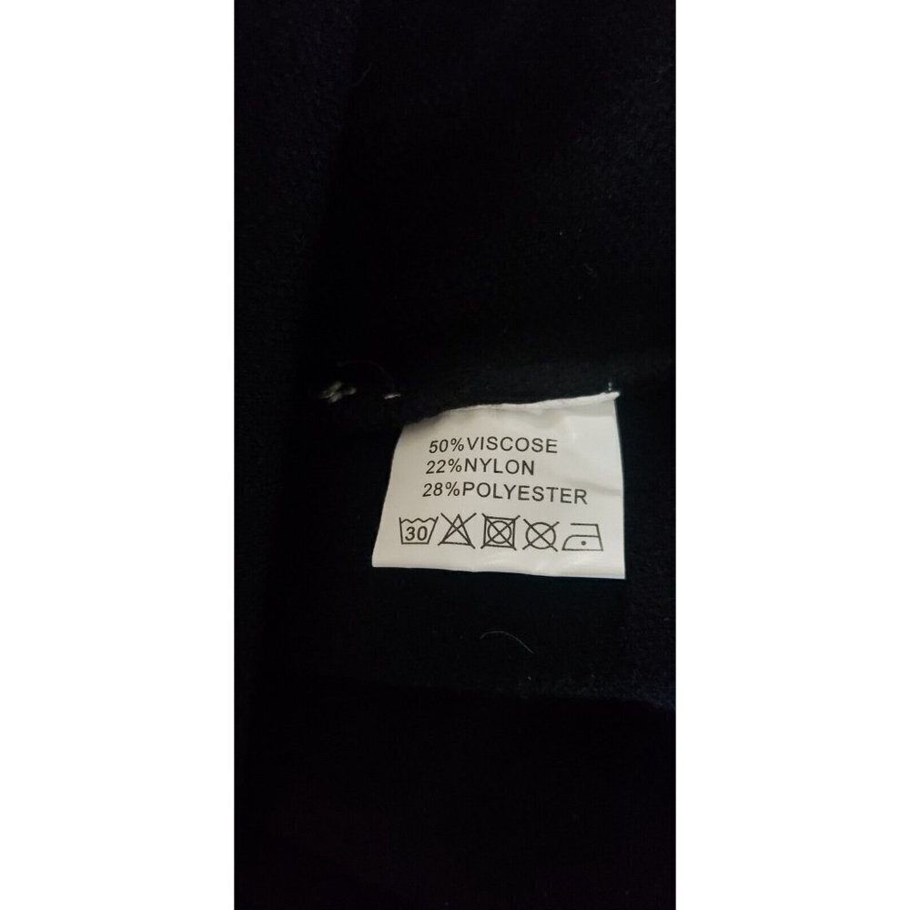 NWT ROMIMONA WOMEN'S BLACK GREY ZIPPER CLOSURE SWEATER TOP CARDIGAN SMALL - Picture 8 of 10